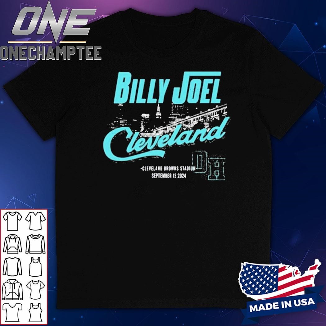 Billy Joel Concert Cleveland, OH, Cleveland Browns Stadium Sep 13, 2024 T-Shirt