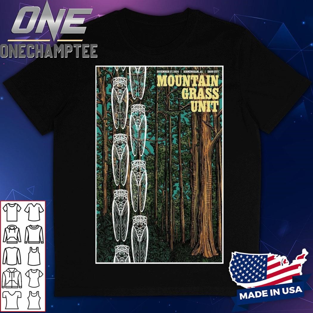 Birmingham, AL Iron City Mountain Grass Unit December 27 2024 Poster Shirt