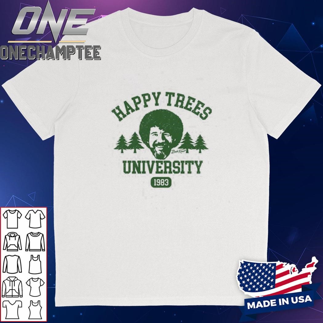 Bob Ross Happy Trees University T-Shirt