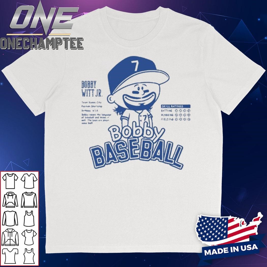 Bobby Witt Jr Bobby Baseball 2024 Shirt