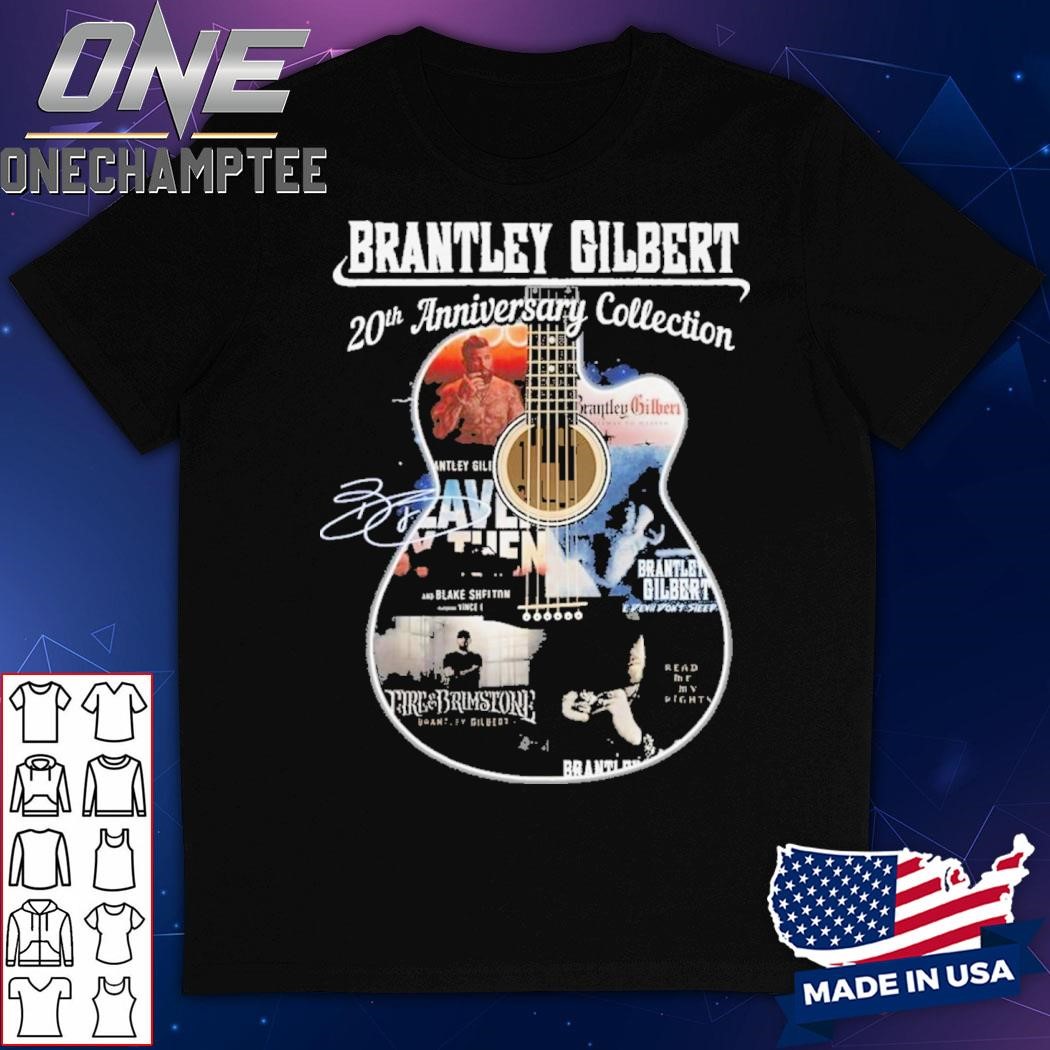 Brantley Gilbert 20th Anniversary Collection Signature T-Shirt