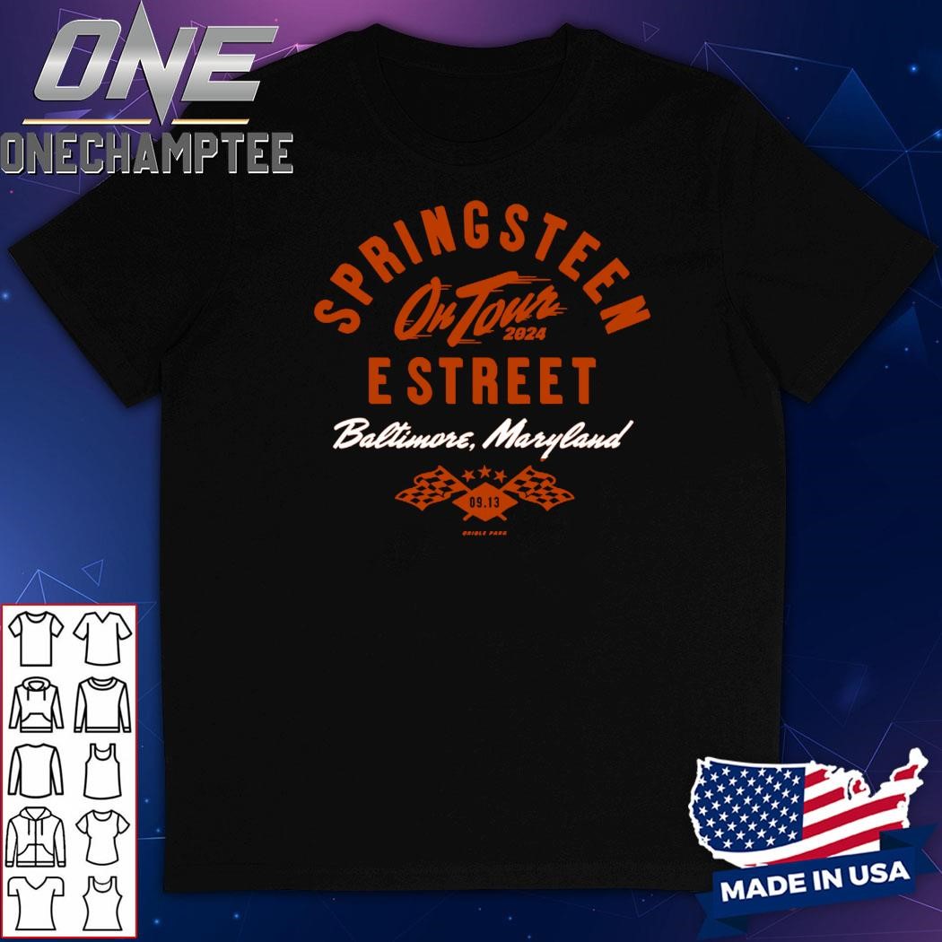 Bruce Springsteen And E Street September 13 2024 Oriole Baltimore, MD Shirt