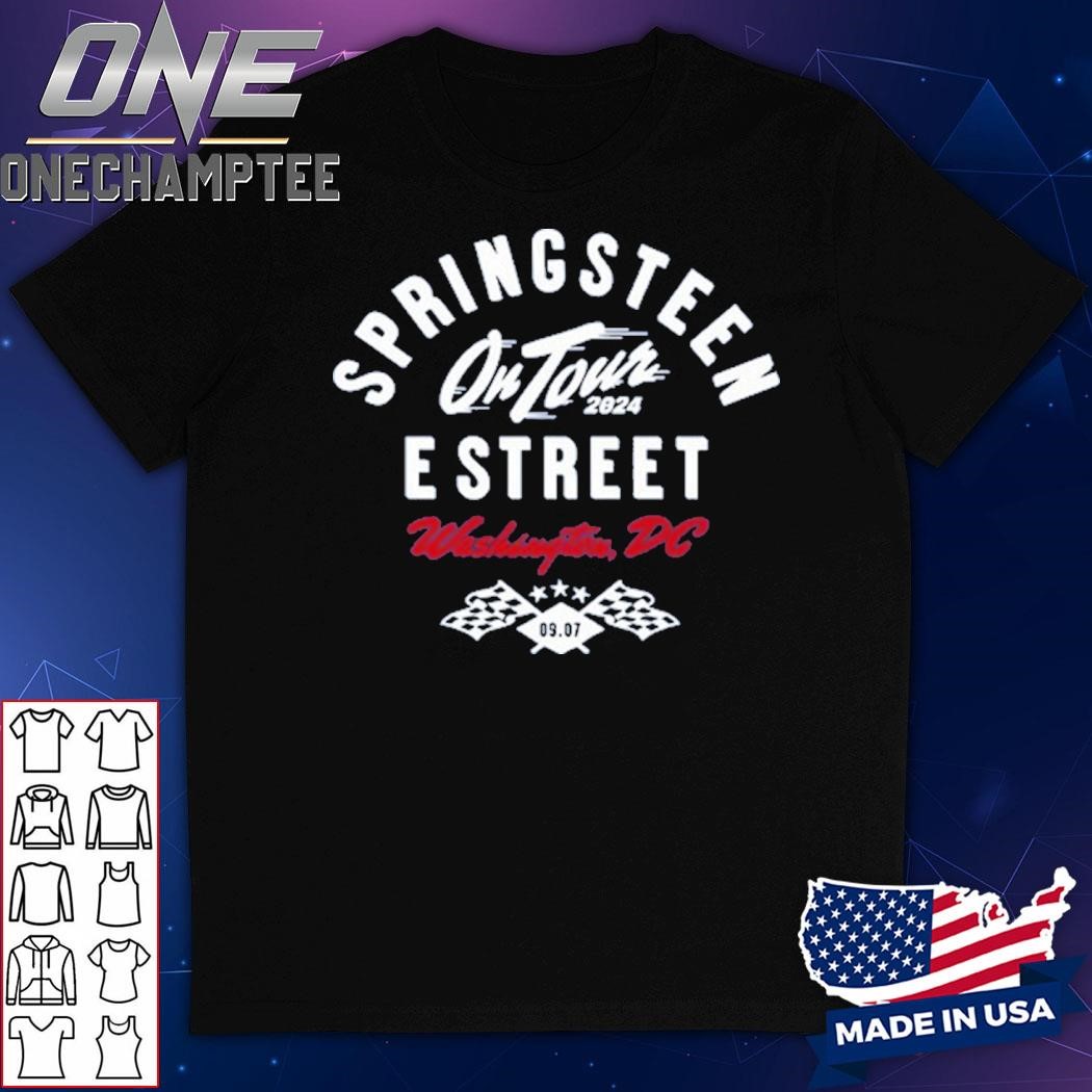 Bruce Springsteen And The E Street Band Washington 2024 Limited Edition Tour Shirt