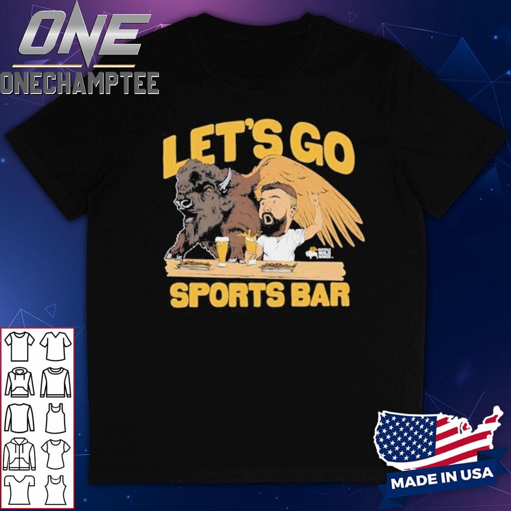 Buffalo Wild Wings X Jason Kelce Let'S Go Sports Bar New Shirt