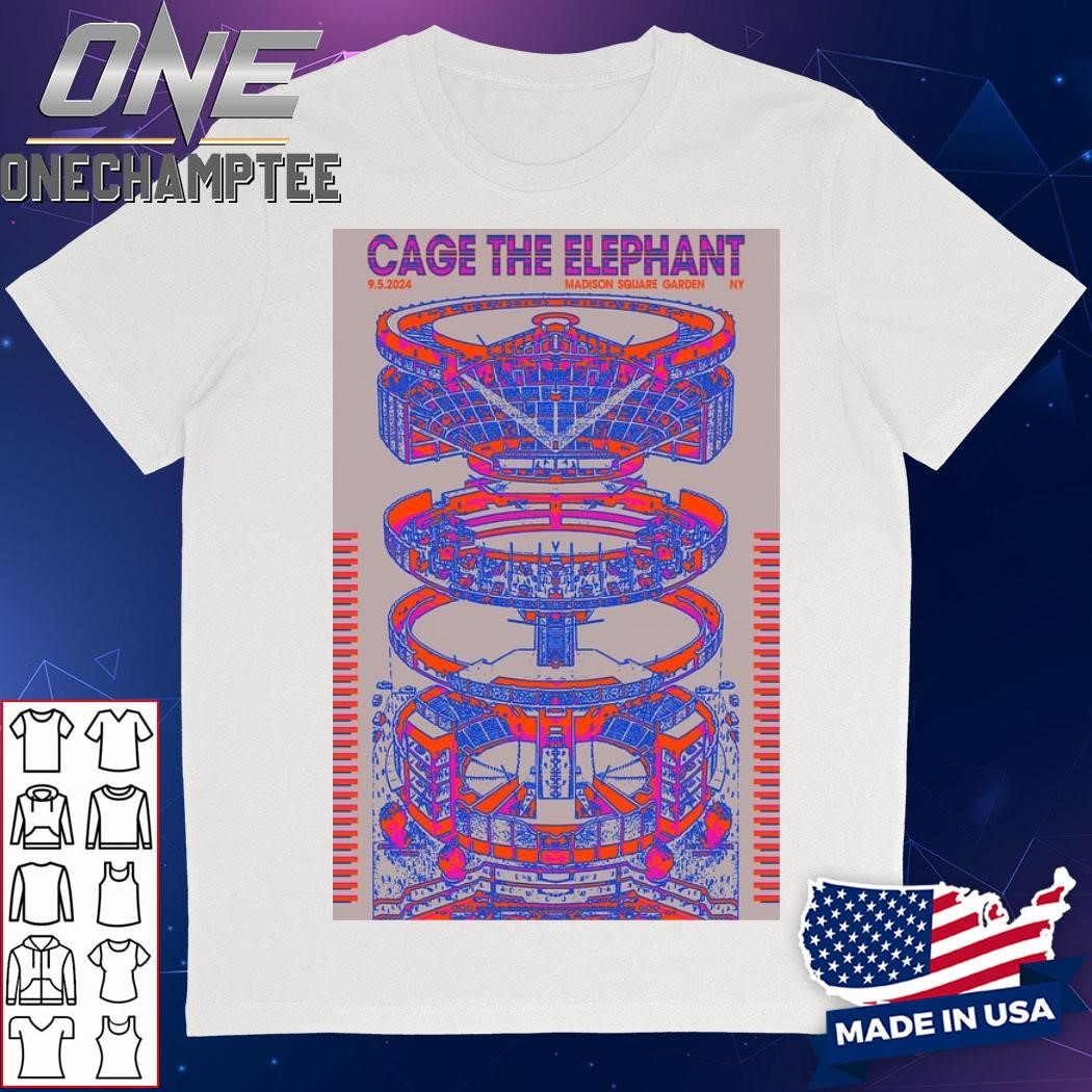 Cage The Elephant In New York On September 5 2024 Tour Poster Shirt