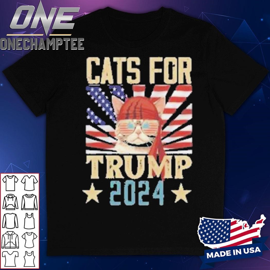 Cats For Trump 2024 T-Shirt