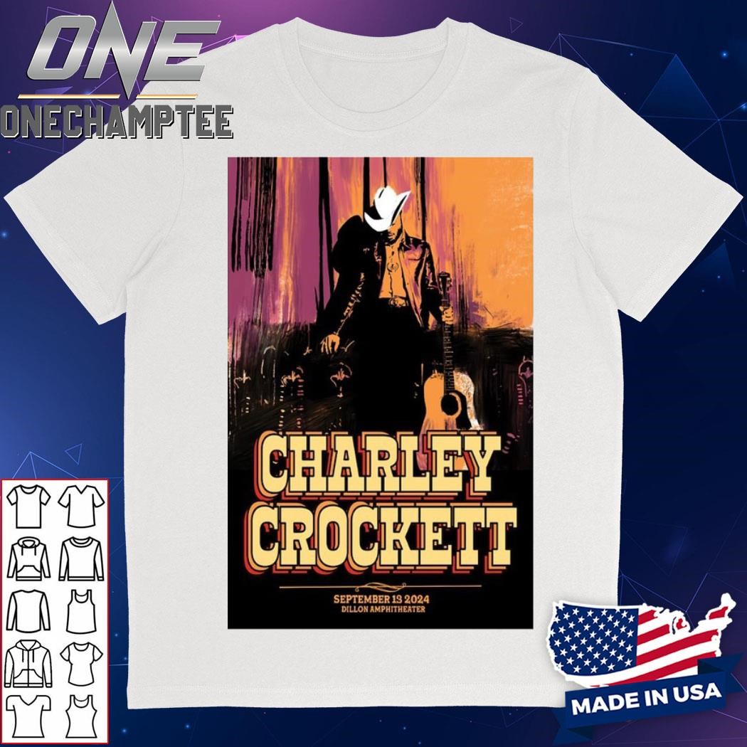 Charley Crockett At Dillon Amphitheater On September 13, 2024 Show Poster Shirt