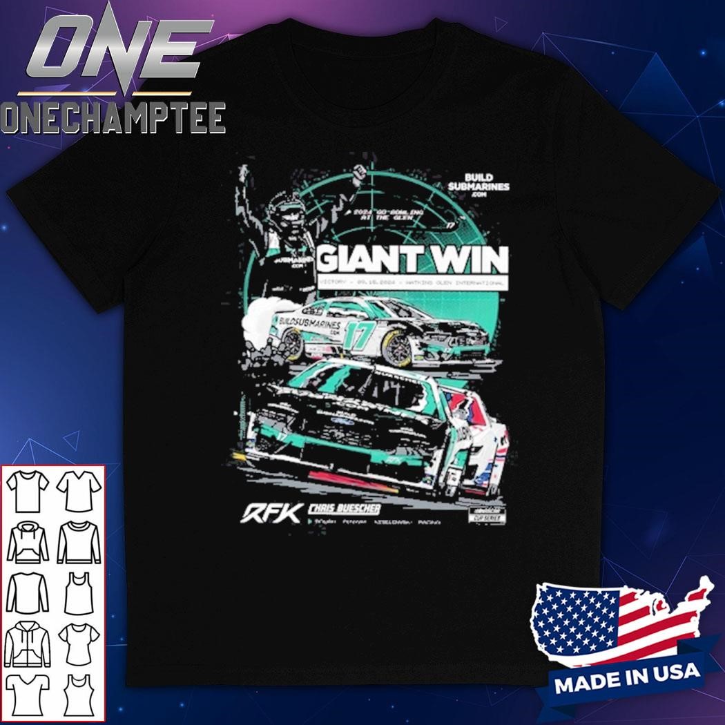 Chris Buescher 2024 Watkins Glen Win T-Shirt