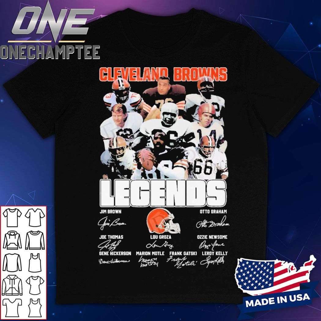 Cleveland Browns Legends Signatures T-Shirt