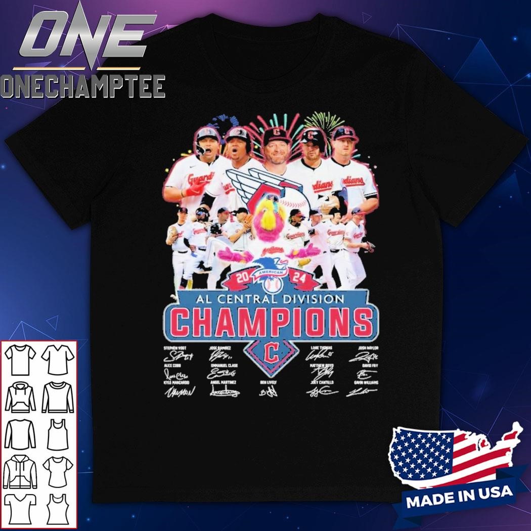 Cleveland Guardians AL Central Division Champions 2024 T-Shirt