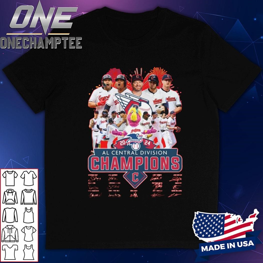 Cleveland Guardians American AL Central Division Champions 2024 T-Shirt