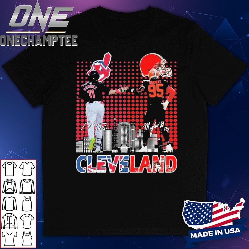 Cleveland Guardians Jose Ramirez Cleveland Browns Myles Garrett Proud T-Shirt