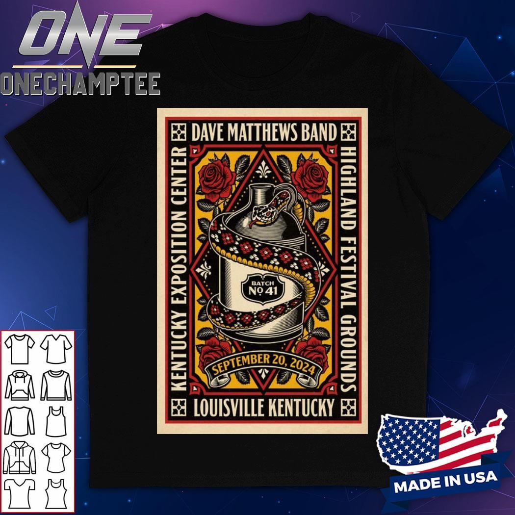 Dave Matthews Band September 20 2024 Live At Kentucky Expo Center, Louisville, KY Concert Poster Shirt