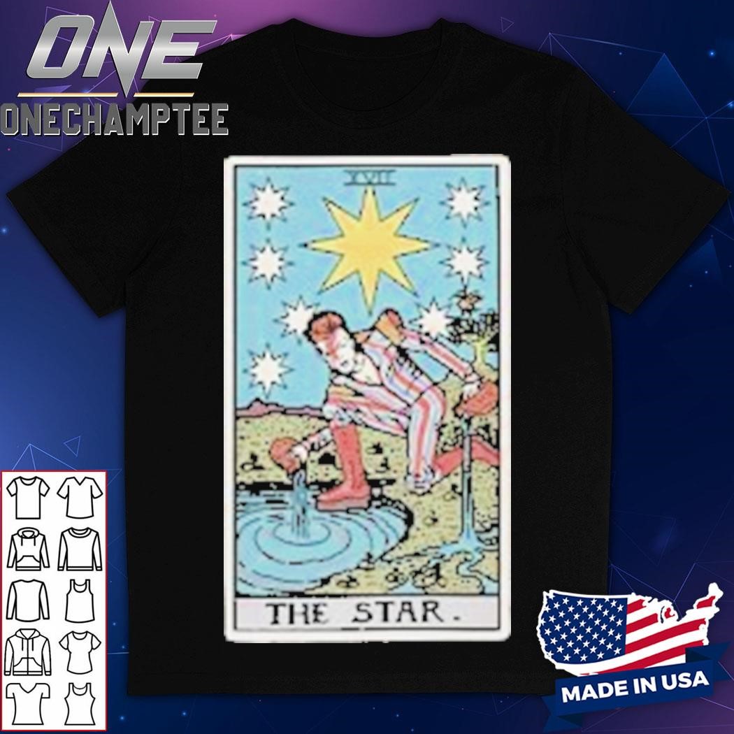 David Bowie The Star Tarot Card T-Shirt