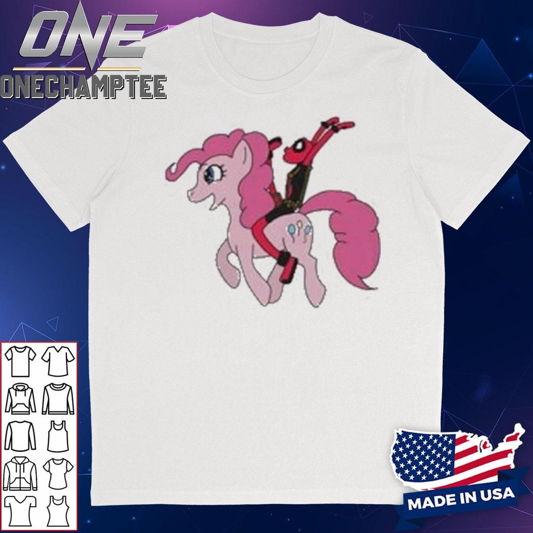 Deadpool Riding A My Little Pony T-Shirt