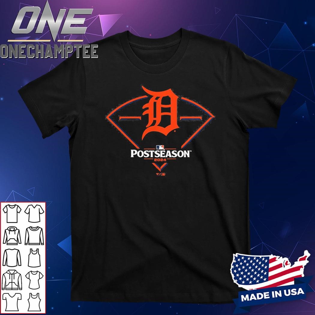 Detroit Tigers 2024 MLB Postseason Around The Horn T-Shirt