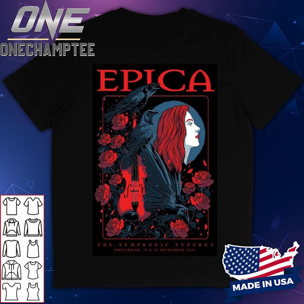 EPICA September 19-20 2024 Live At Amsterdam, NL Poster Shirt