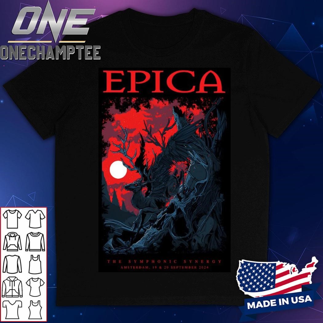 Epica The Symphonic Synergy Amsterdam 19 & 20 September 2024 Poster Shirt