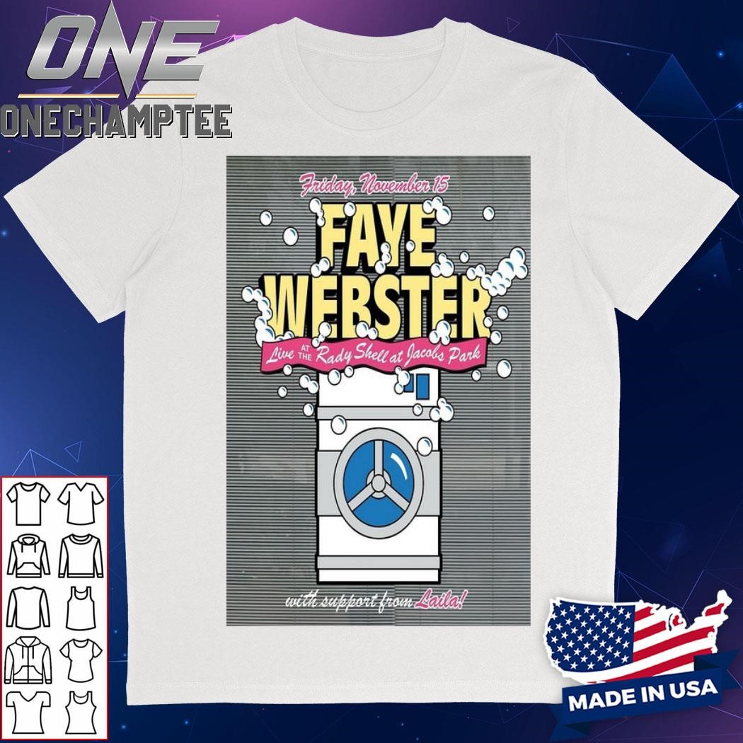 Faye Webster Live At The Rady Shell At Jacobs Park November 15 Poster Shirt