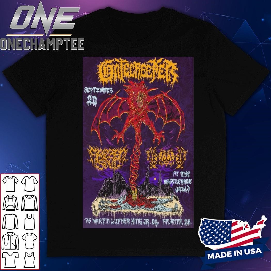 Gatecreeper At The Masquerade In Atlanta, GA On September 20 2024 Poster Shirt