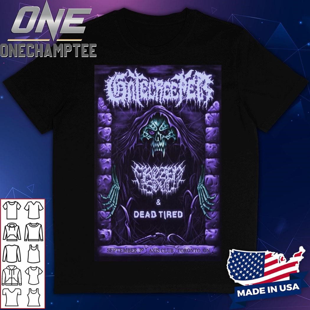 Gatecreeper September 30 2024 Live At Toronto ON Band Tour Poster Shirt