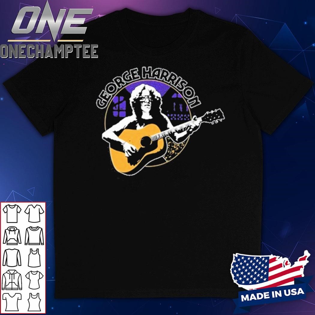 George Harrison Living In The Material World Guitar Concert Shirt