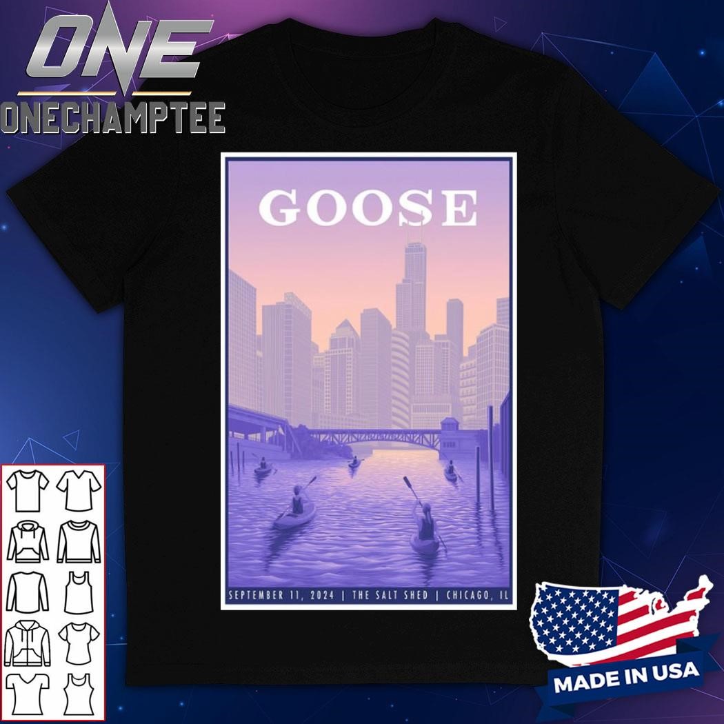 Goose At The Salt Shed In Chicago, IL On September 11 2024 Poster Shirt