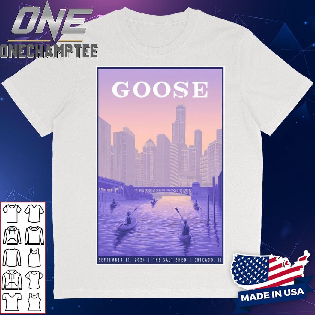 Goose At The Salt Shed On September 11 2024 Show Poster Shirt