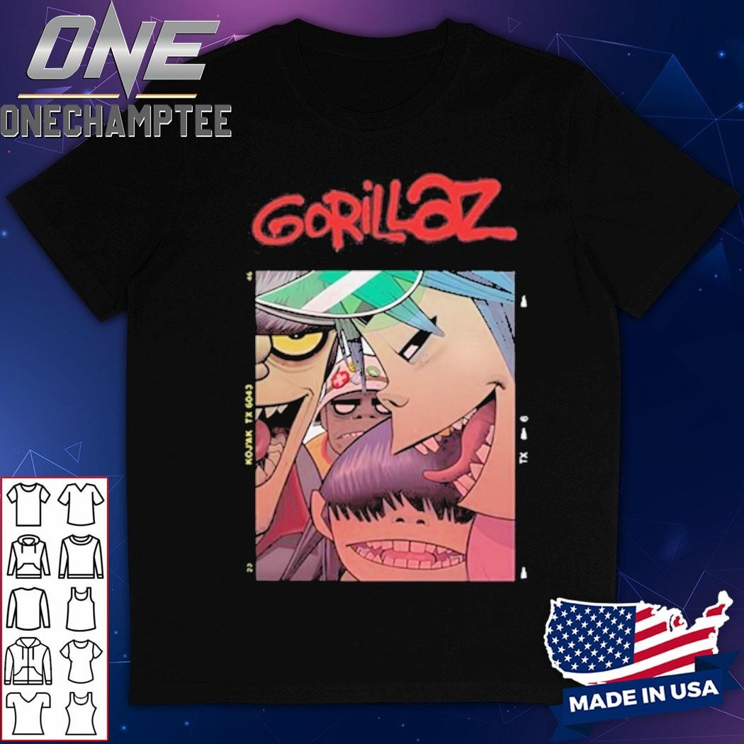 Gorillaz Polaroid Vintage Shirt