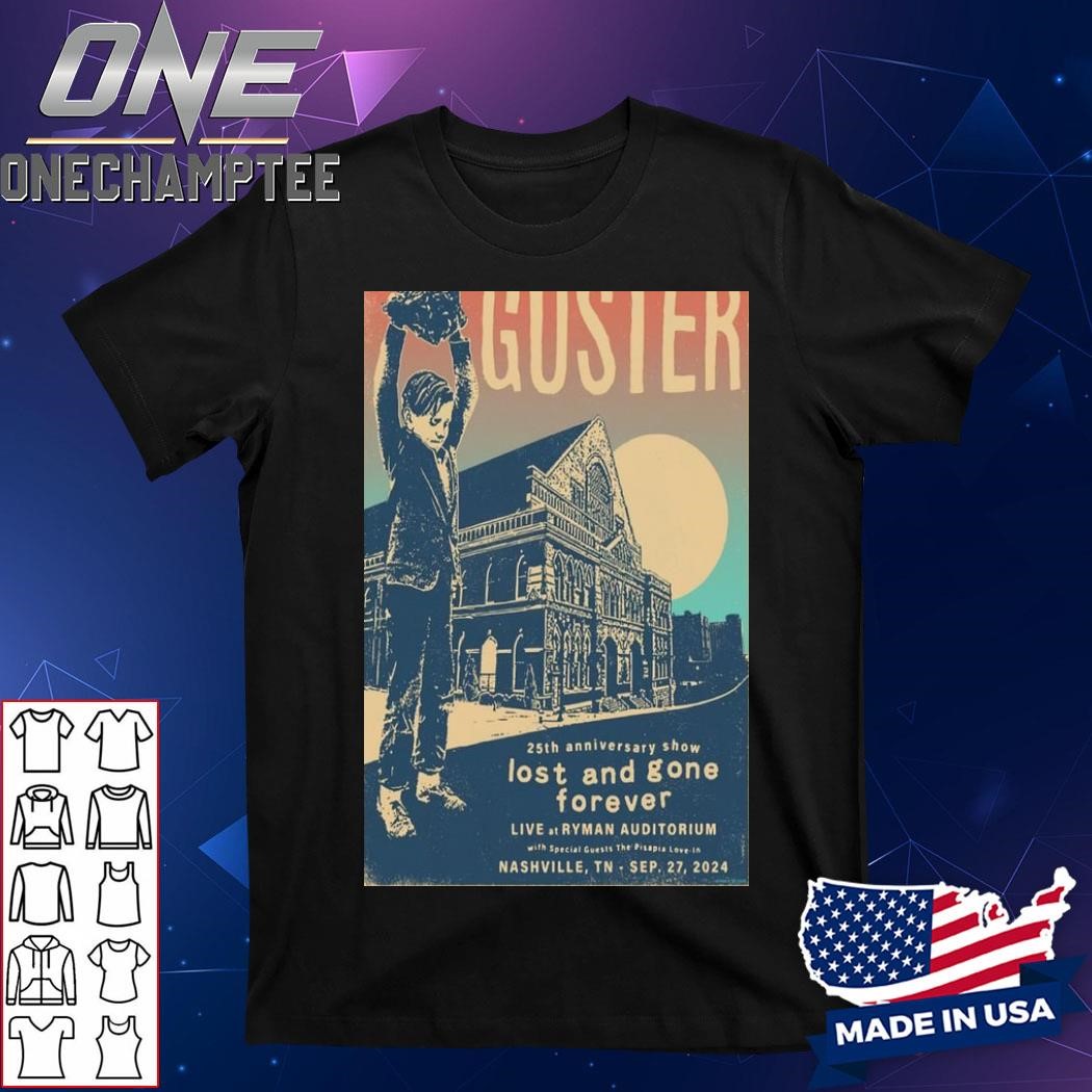 Guster Ryman Auditorium, Nashville, TN Sep 27, 2024 Poster Shirt