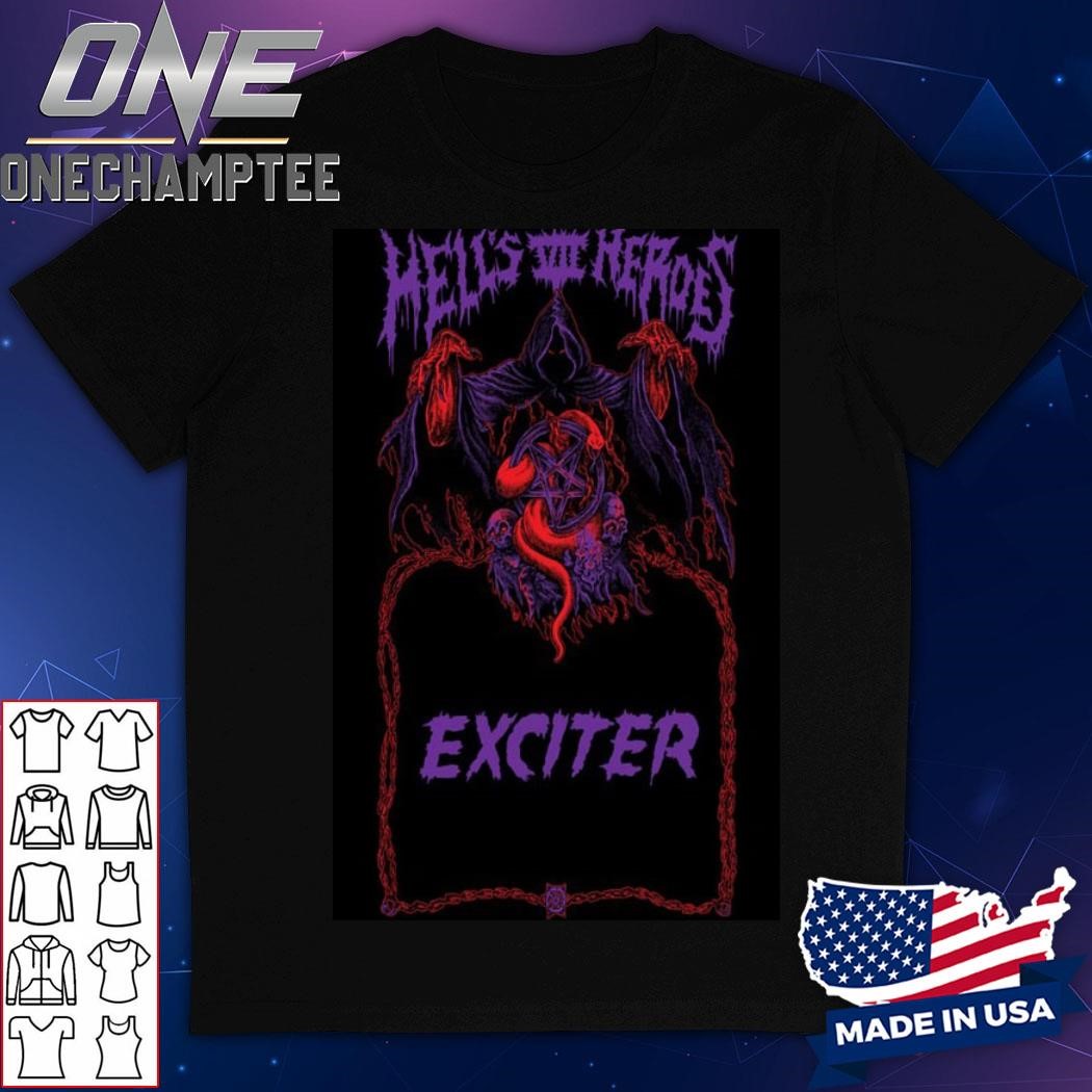 Hells Heroes Festival Exciter White Oak Music Hall Poster Shirt