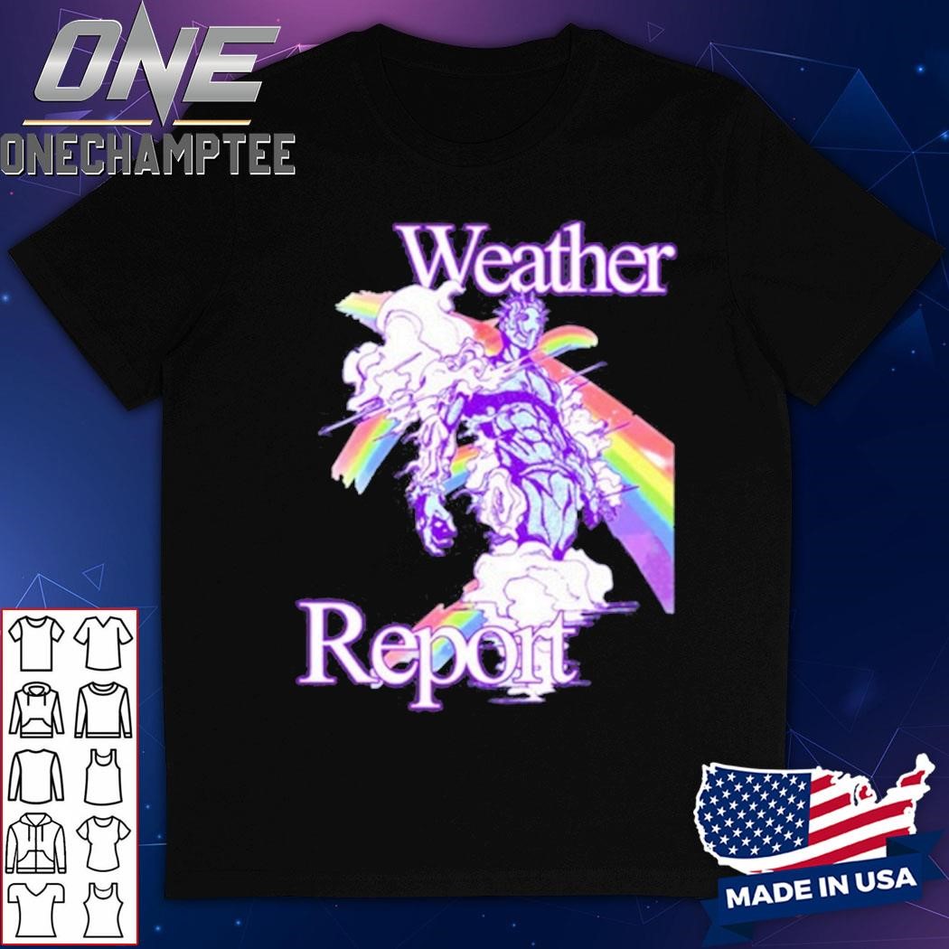 Hoshi Pieces Weather Report Jojos Shirt