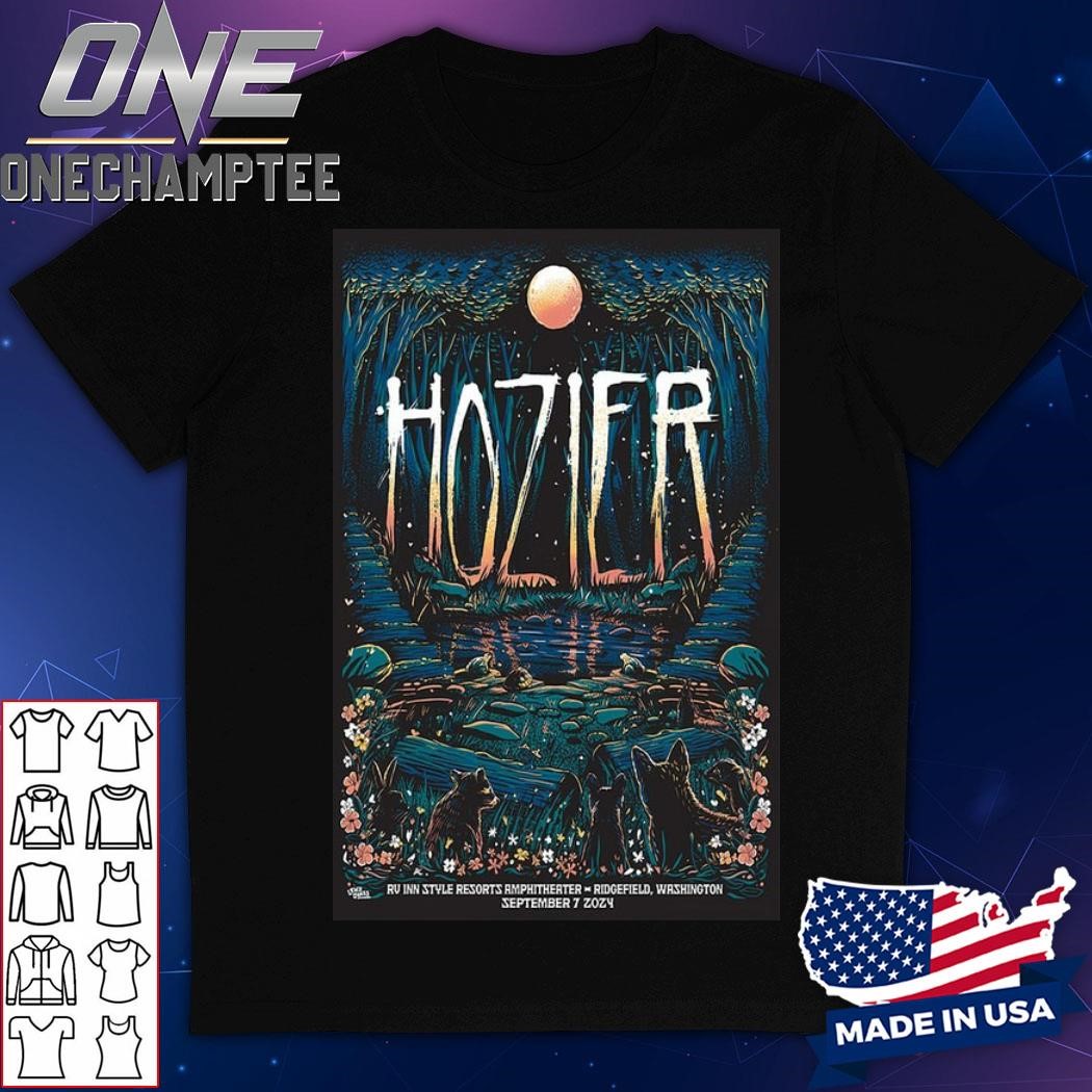 Hozier At RV Inn Style Resorts Amphitheater In Ridgefield, WA On Sept 7 2024 Poster Shirt