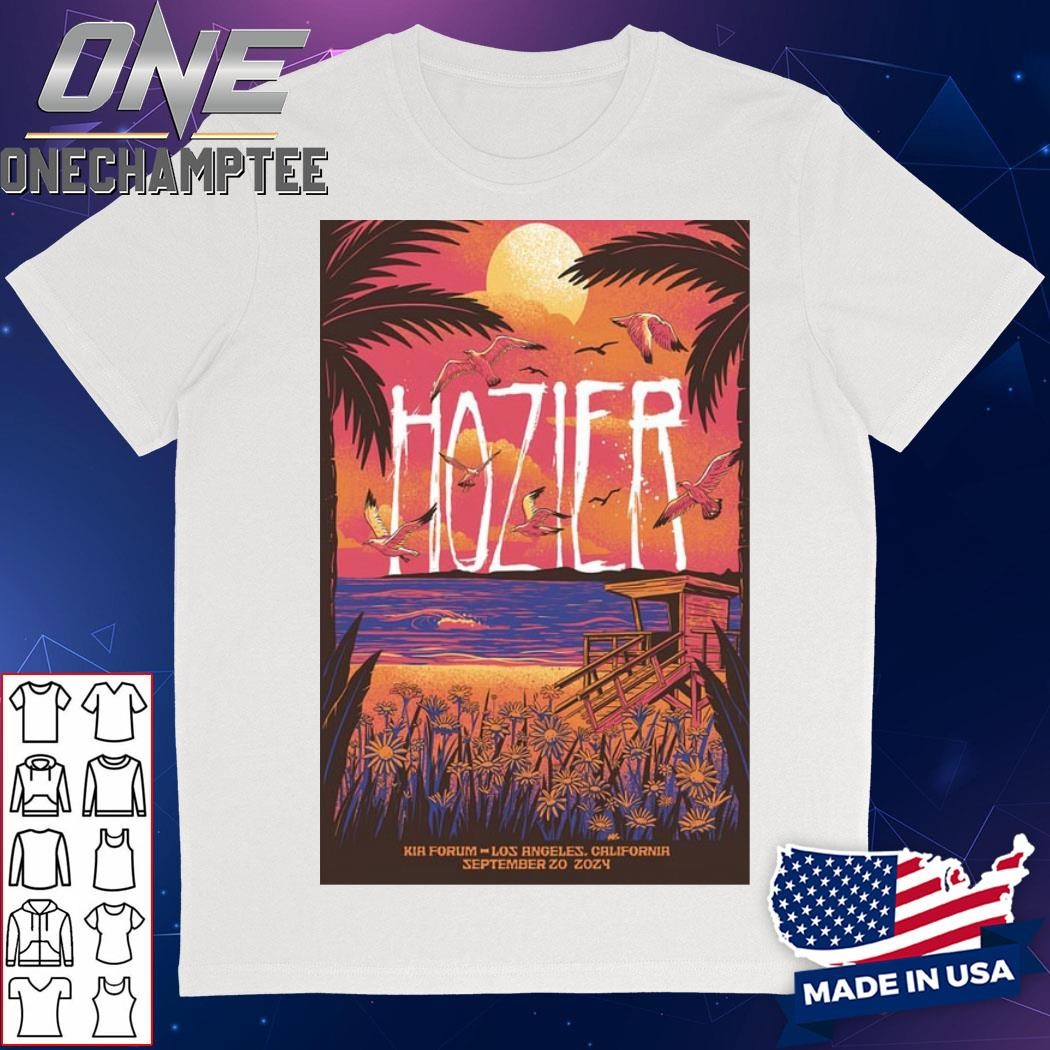 Hozier September 20 2024 Live At Kia Forum, Los Angeles CA Poster Shirt