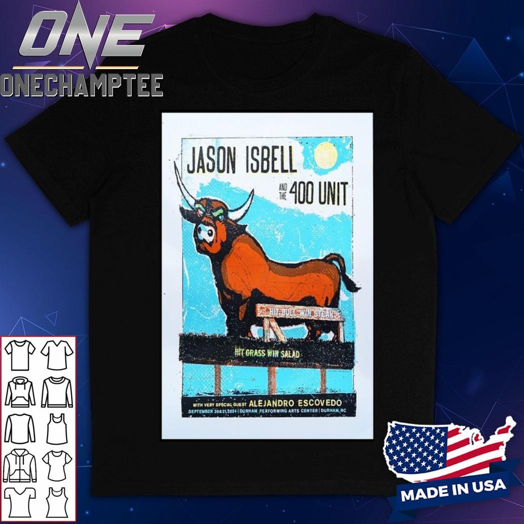 Jason Isbell At Durham Performing Arts Center On September 20, 2024 Show Poster Shirt