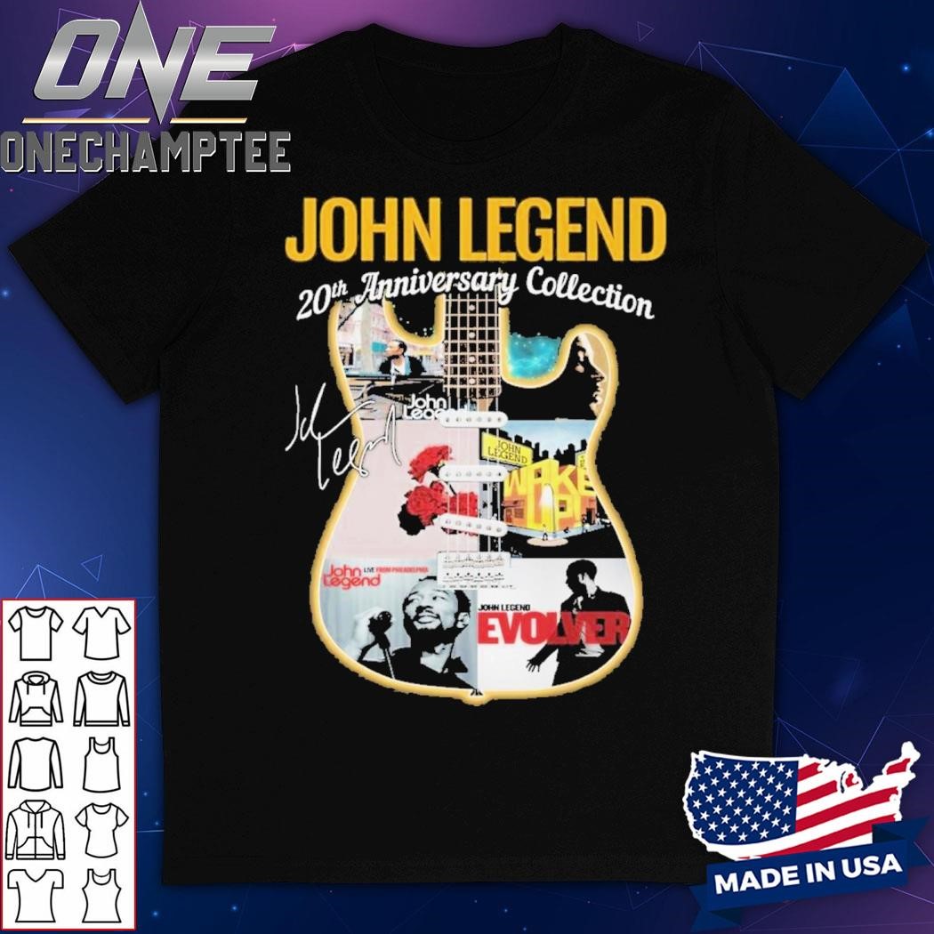 John Legend 20th Anniversary Collection Signature T-Shirt