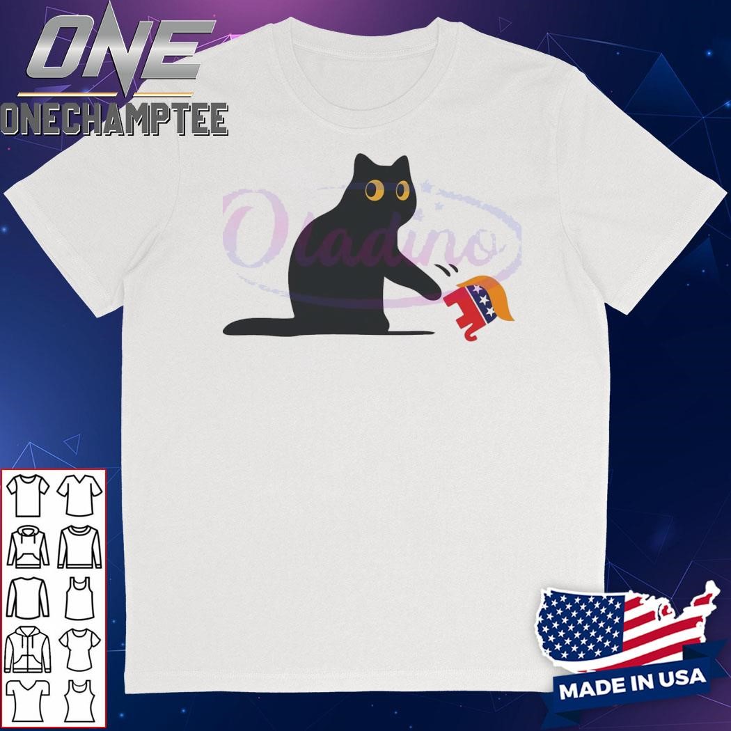 Kamala Harris 2024 Victory Black Cat Vs Gop Elephant Shirt