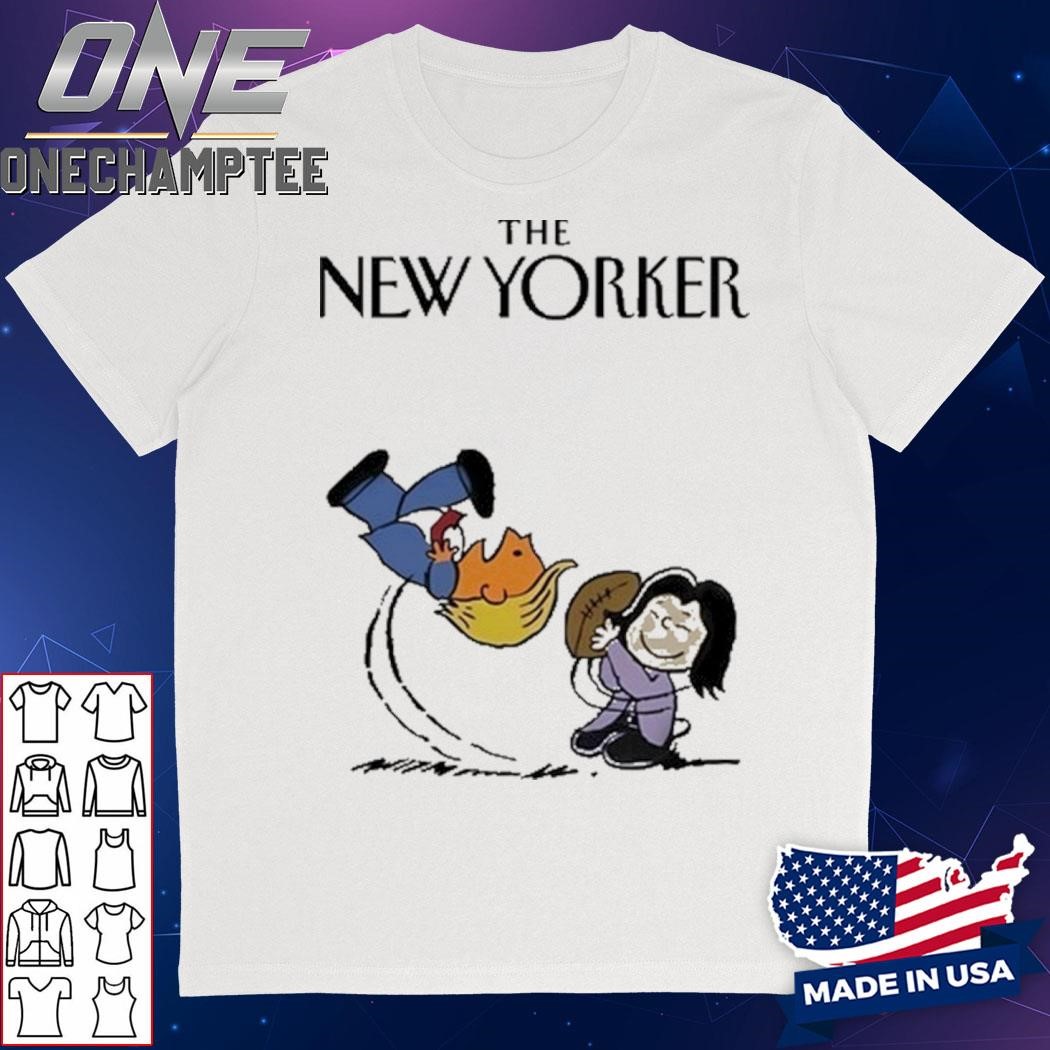 Kamala Harris And Donald Trump Peanuts The New Yorker Shirt