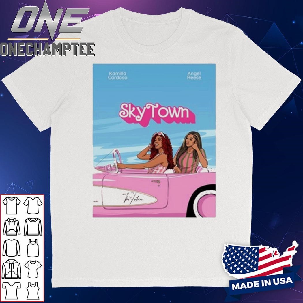 Kamilla Cardoso & Angel Reese Sky Town Barbie Shirt