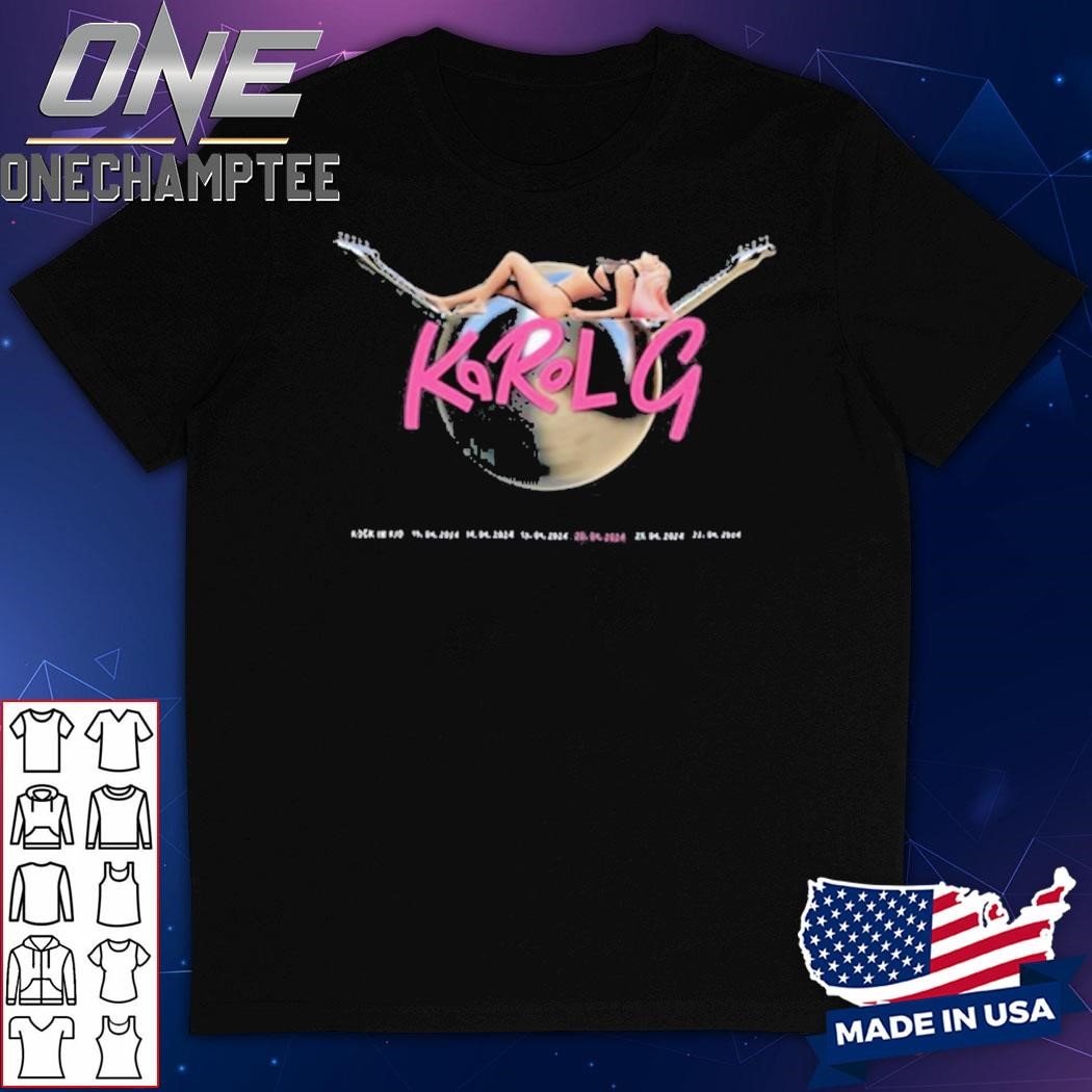 Karol G Rock In Rio Concert Tour Shirt