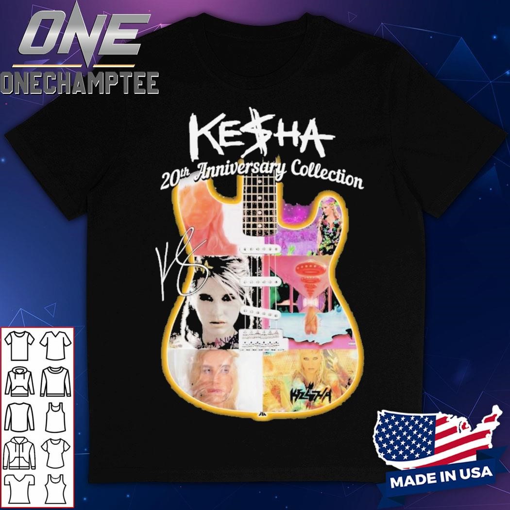 Kesha 20th Anniversary Collection Signature T-Shirt