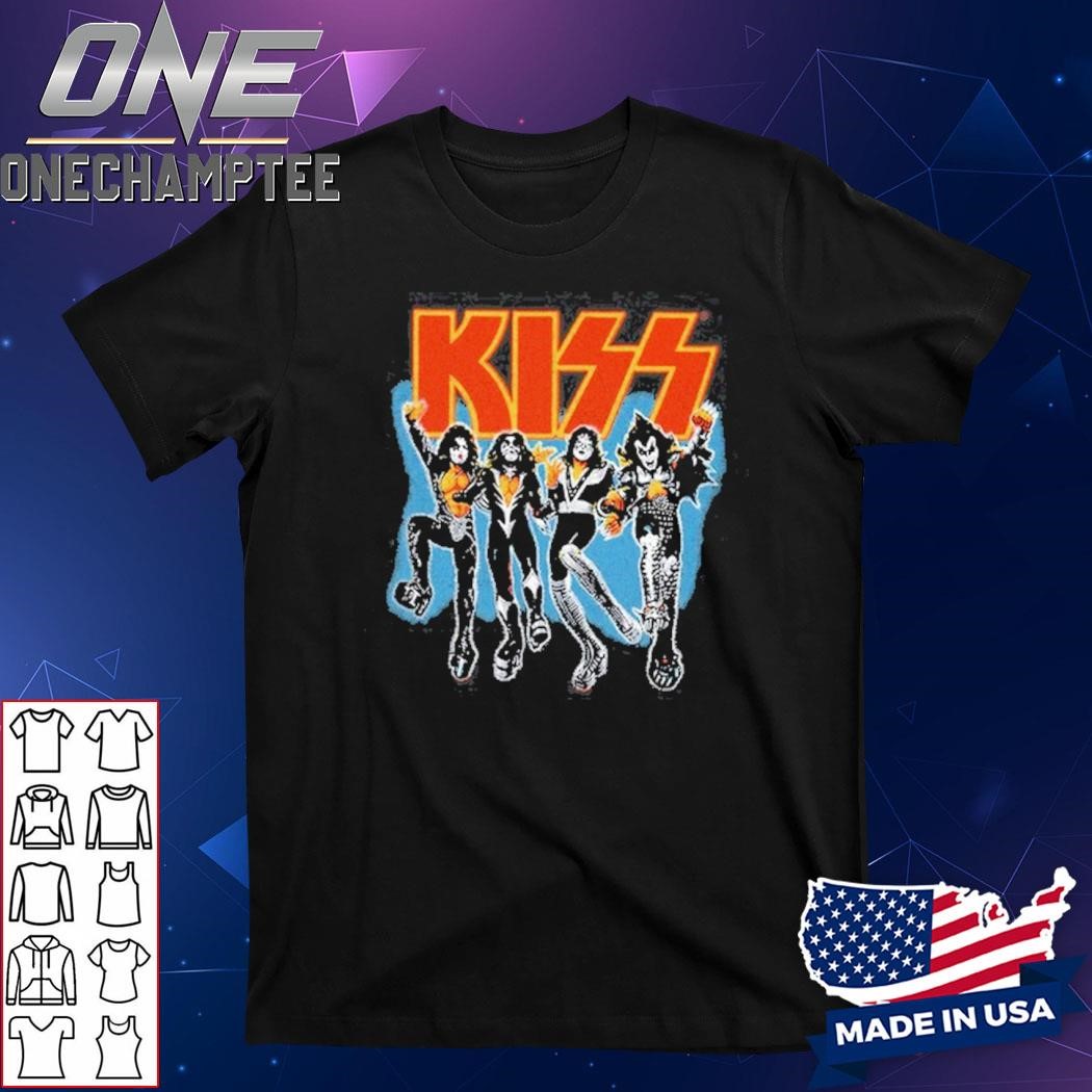 Kiss Destroyer Track List Black Shirt