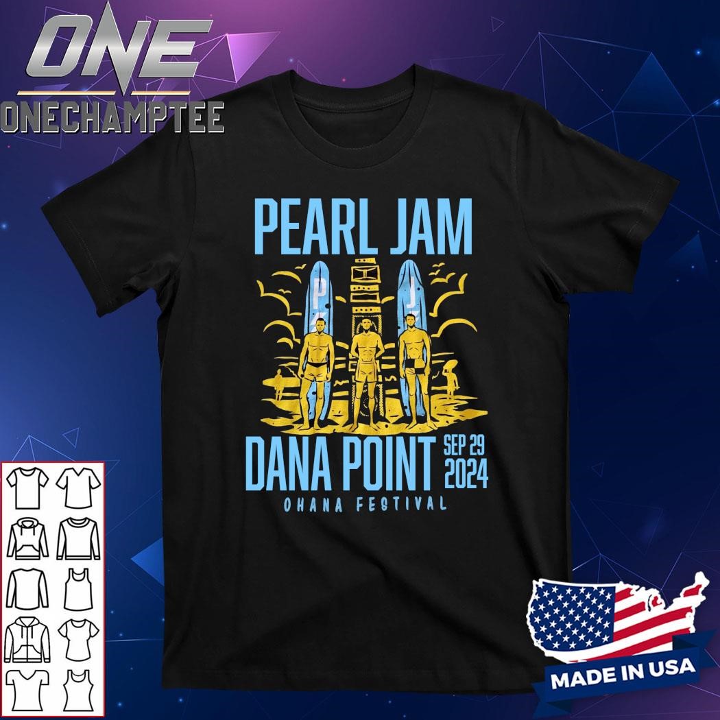 Pearl Jam September 29 2024 Dana Point Ohana Festival T-Shirt