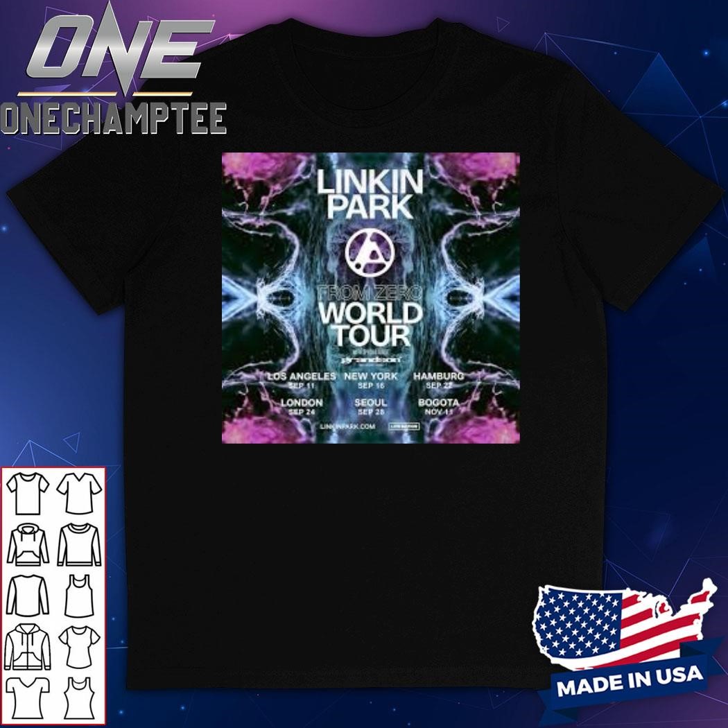 LINKIN PARK From Zero World Tour With Special Guest Grandson Start In Los Angeles On September 11th 2024 Shirt