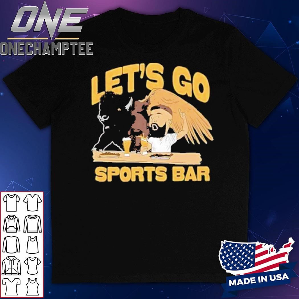 Let’s Go Sports Bar Buffalo Eagles Football T-Shirt