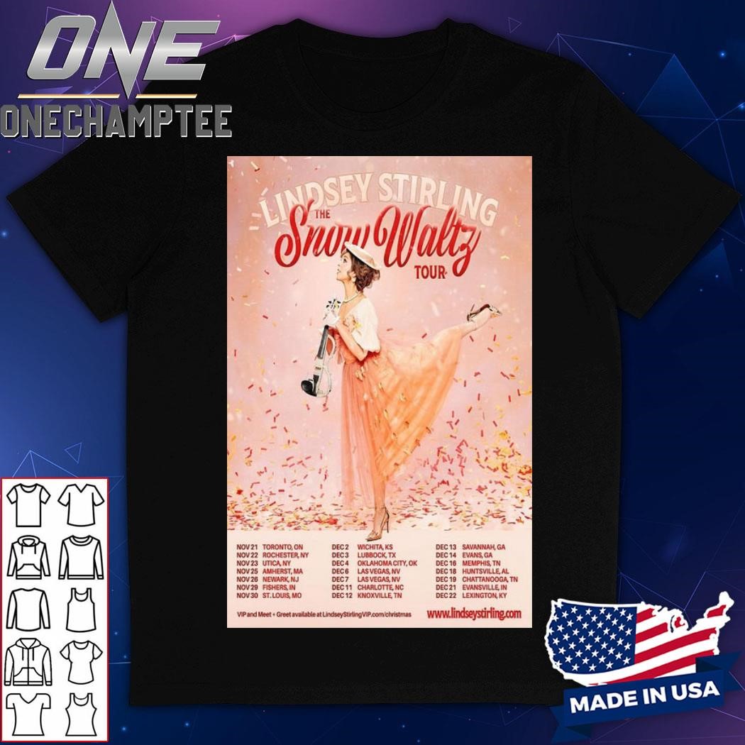 Lindsey Stirling The Snow Waltz Tour 2024 Poster Shirt