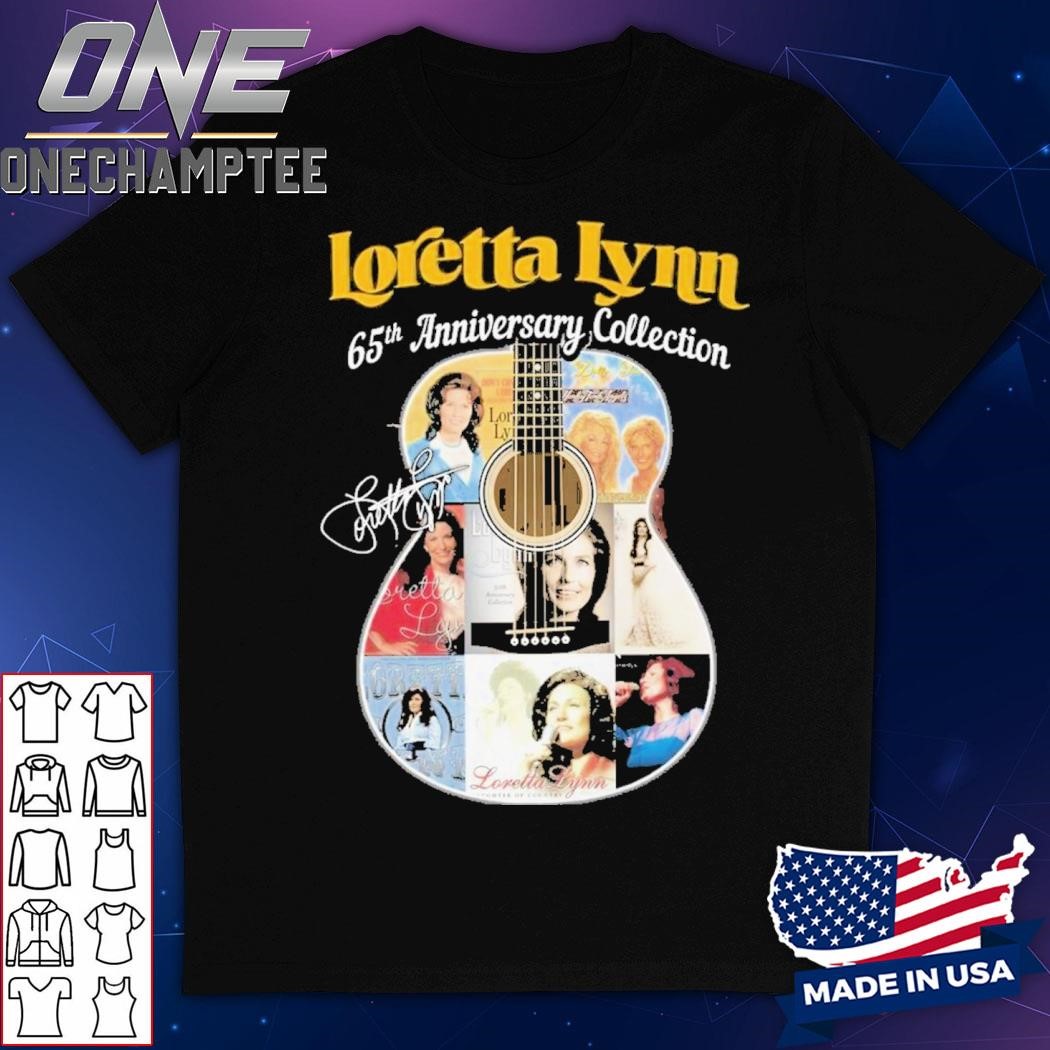 Loretta Lynn 65th Anniversary Collection Signature T-Shirt