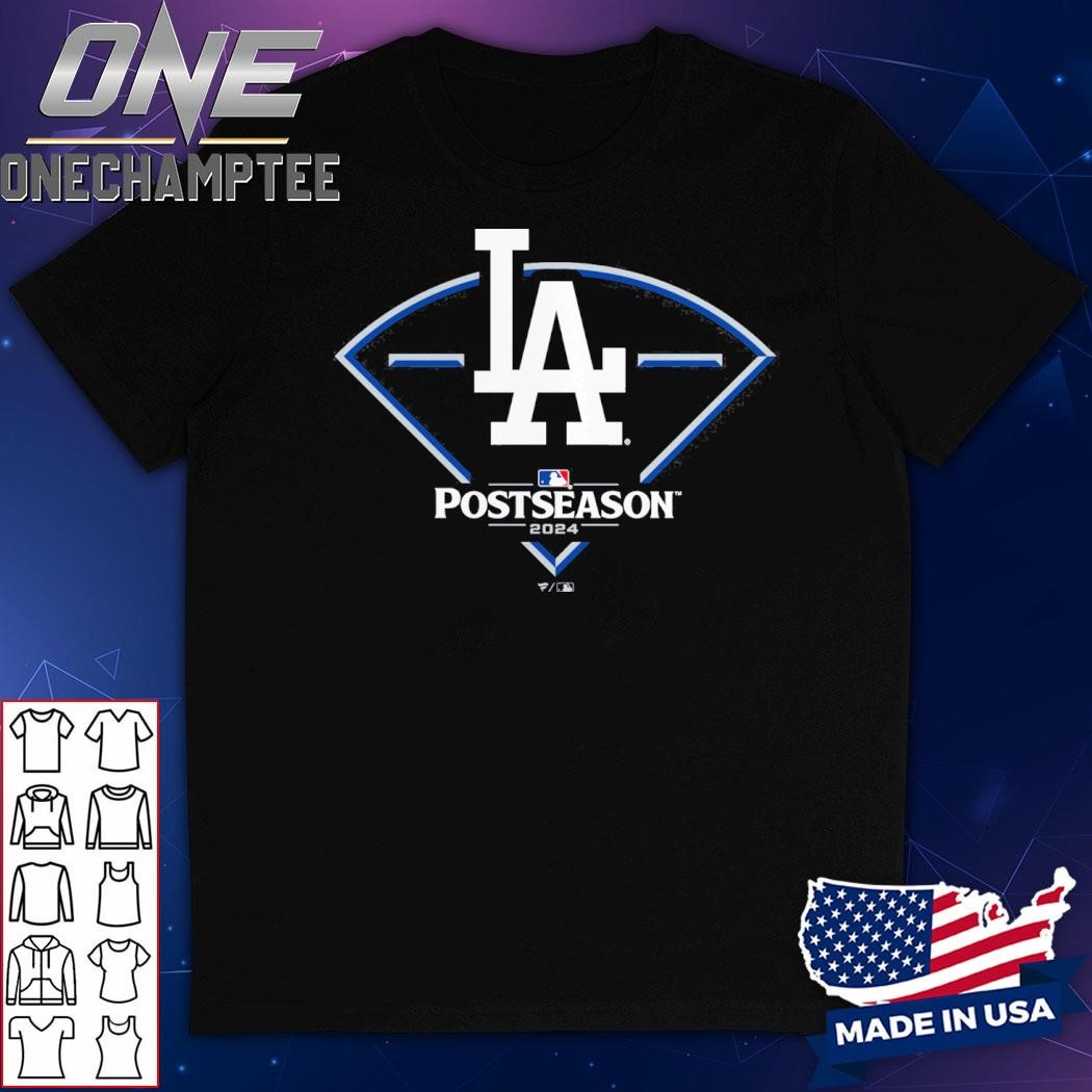 Los Angeles Dodgers 2024 MLB Postseason Around The Horn T-Shirt