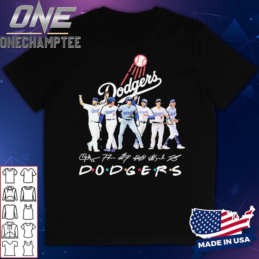 Los Angeles Dodgers D-O-D-G-E-R-S Baseball Team T-Shirt