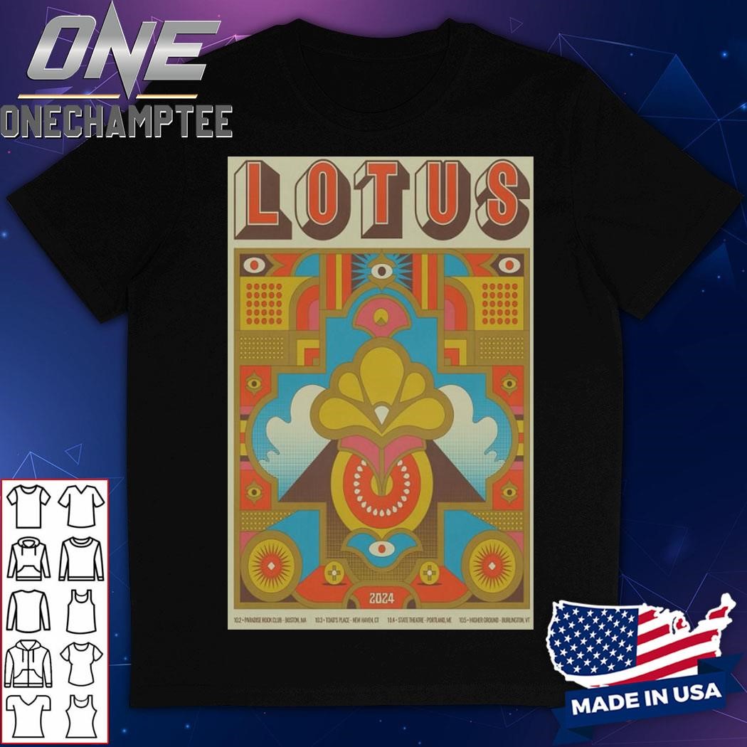 Lotus Fall 2024 Tour Concert Poster Shirt